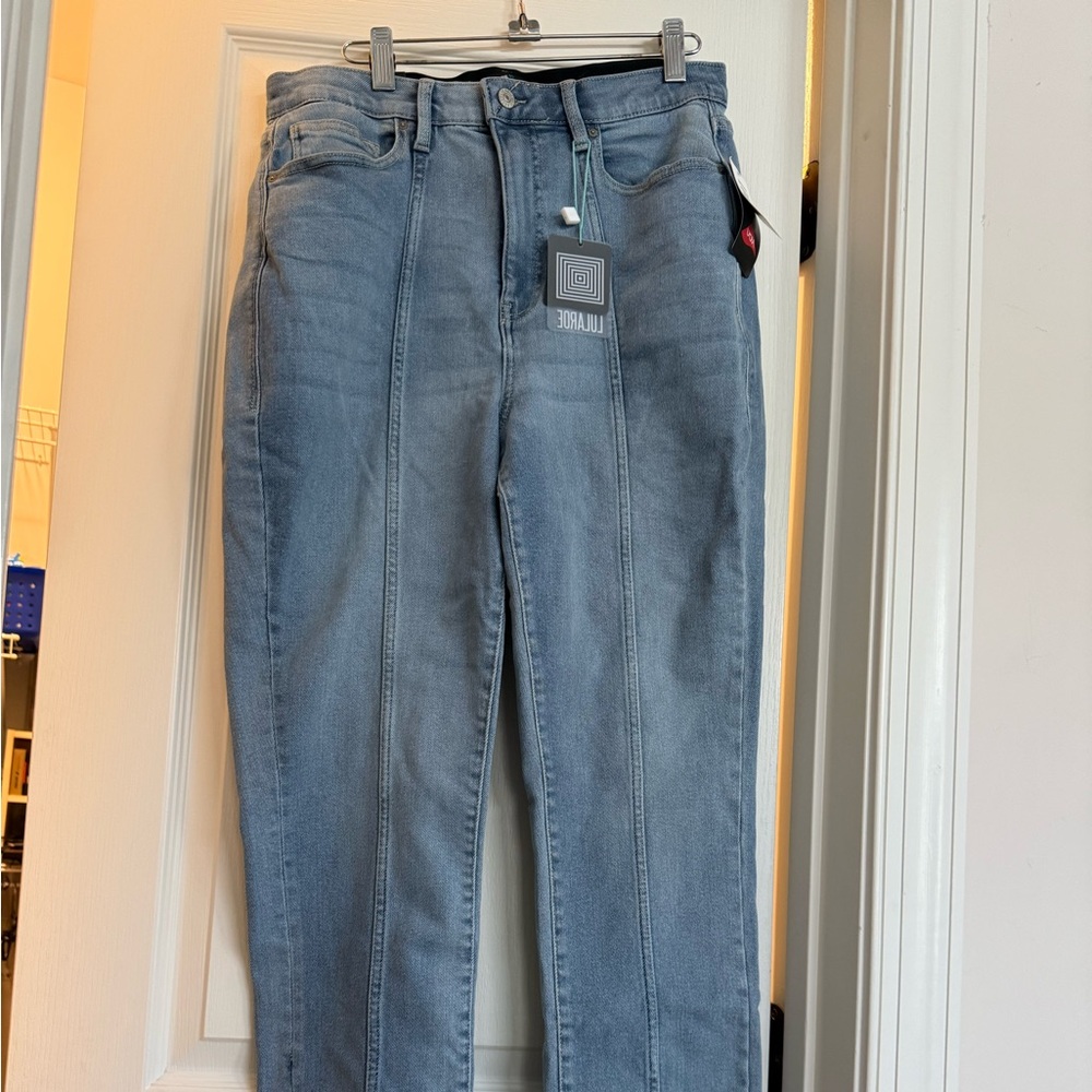 NWT LuLaRoe Denim Jeans Seamed Size 30